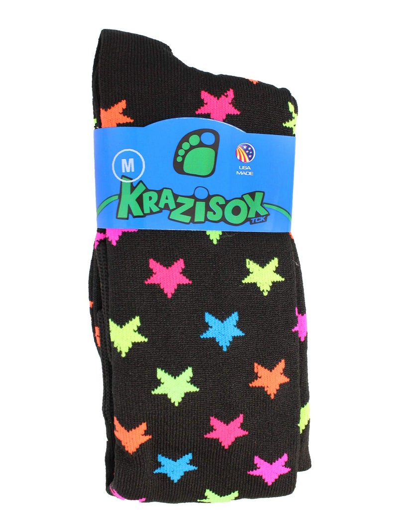 TCK Krazisox Multi-Color Stars (Black, Medium) - Image 2